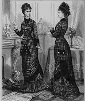 1878 suknia w krat
